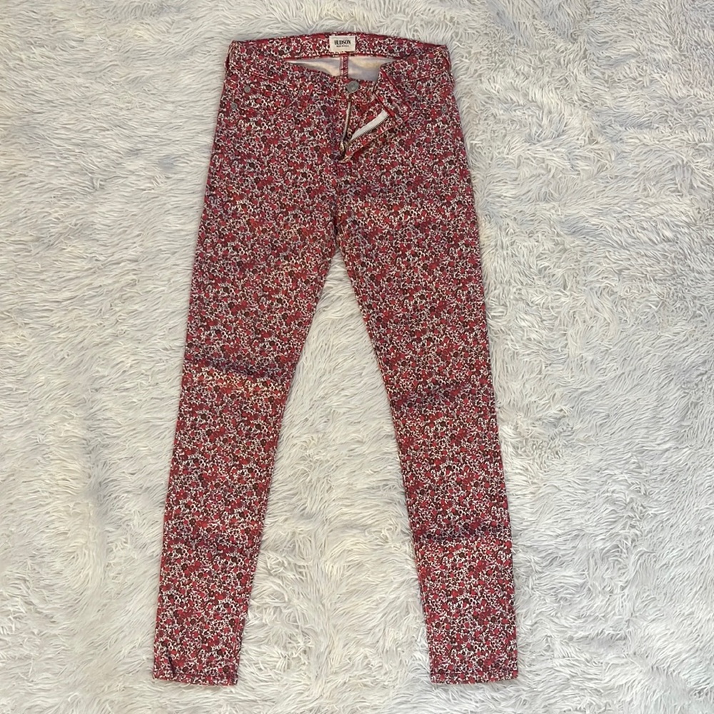 Hudson Mid Rise Skinny Ankle jeans